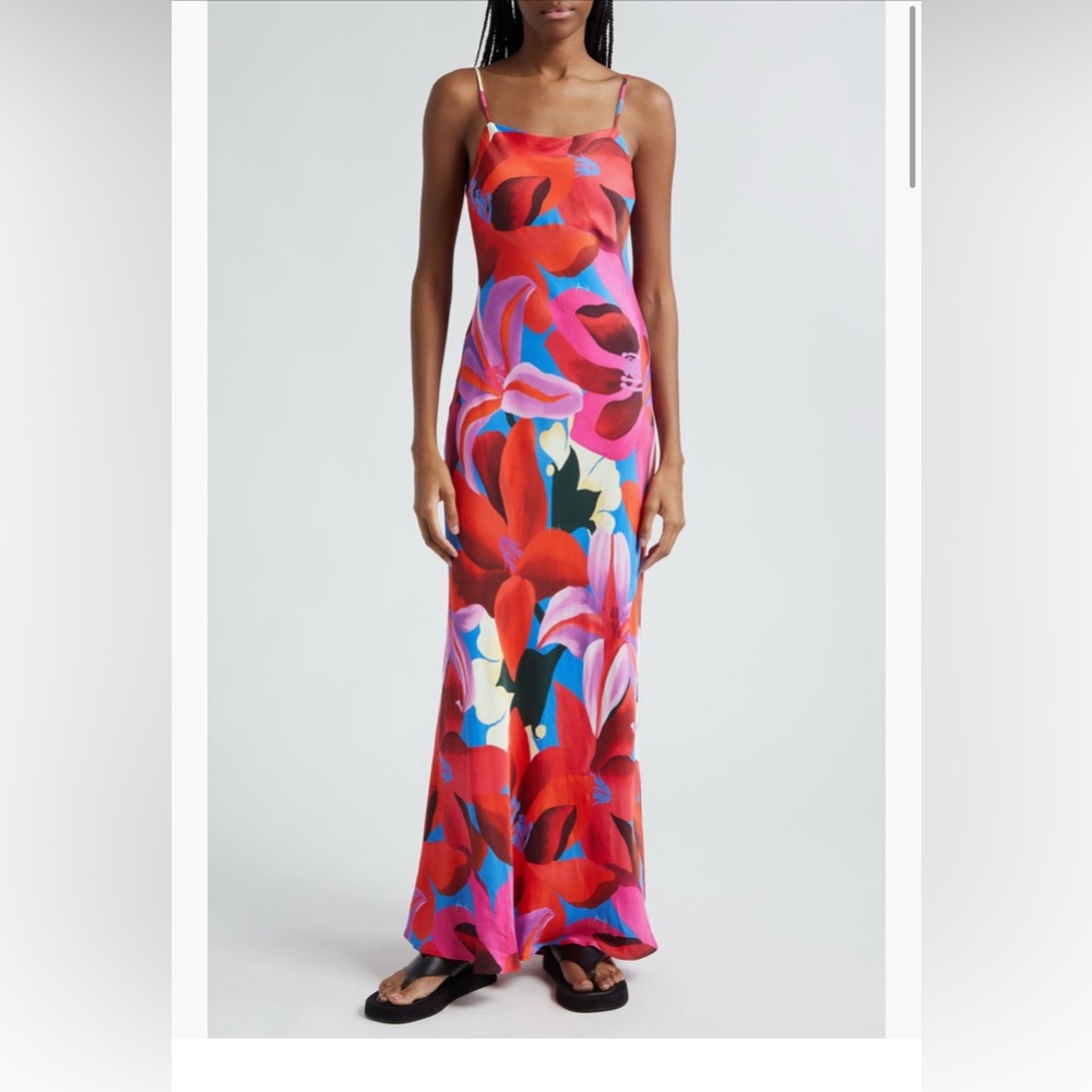 FARM RIO Floral Maxi Dress - Size M